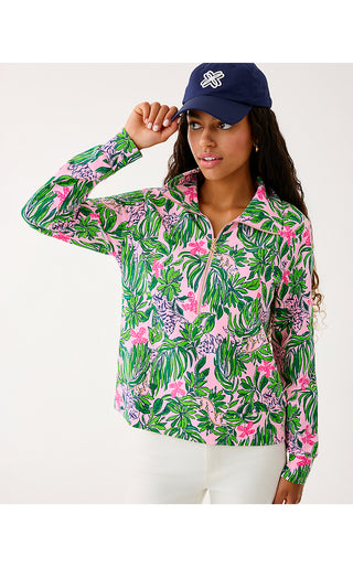 UPF 50+ Eleni Pullover - Conch Shell Pink Roaring With Joy