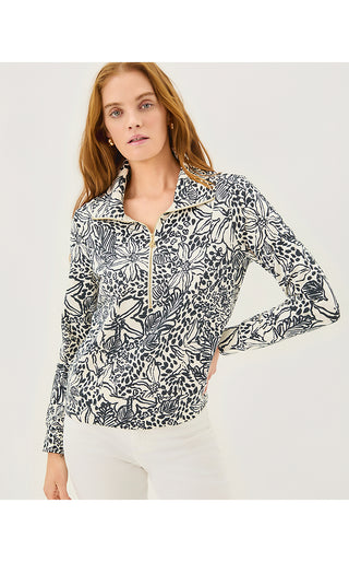 UPF 50+ Eleni Pullover - Onyx Lots To Spot