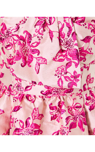 Kataleya Top - Passion Fruit Pink Just Passion Through Brocade