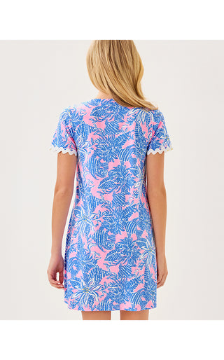 Cody Short Sleeve Dress - Conch Shell Pink Up Scale