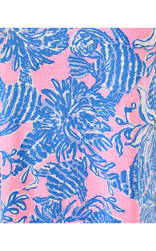 Cody Short Sleeve Dress - Conch Shell Pink Up Scale