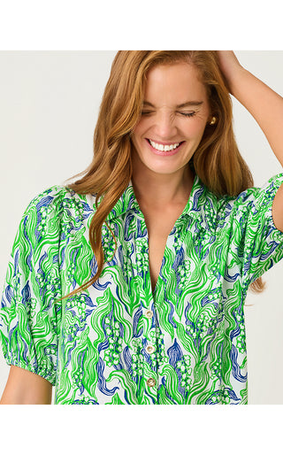 Bingley Dress - Putting Green Lilly Of The Valley