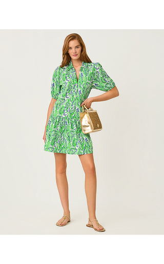 Bingley Dress - Putting Green Lilly Of The Valley