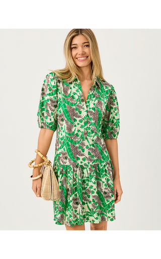 Bingley Dress - Vanilla Spice Hide And Leaf