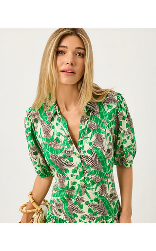 Bingley Dress - Vanilla Spice Hide And Leaf