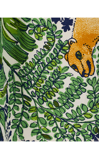 Prima Midi Dress - Multi Palm Prowl