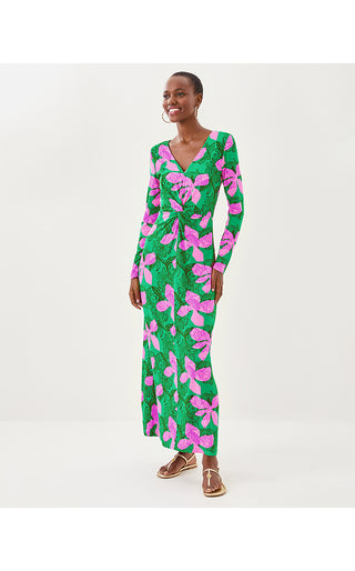 Tilli Maxi Dress - Kitts Green Sunset Shadows