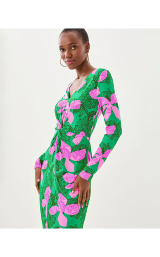 Tilli Maxi Dress - Kitts Green Sunset Shadows