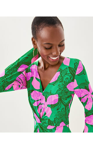 Tilli Maxi Dress - Kitts Green Sunset Shadows