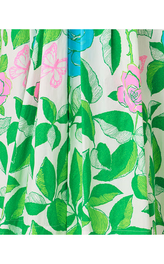 Kenni Midi Dress - Multi Rose Bud Engineered