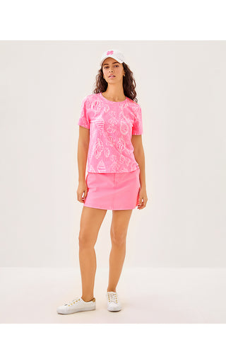 Barreto Knit Top - Rousseau Pink Cool As Shell
