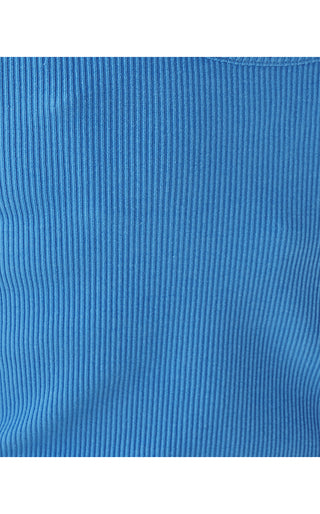 Gabbie Knit Top - Sunwashed Blue