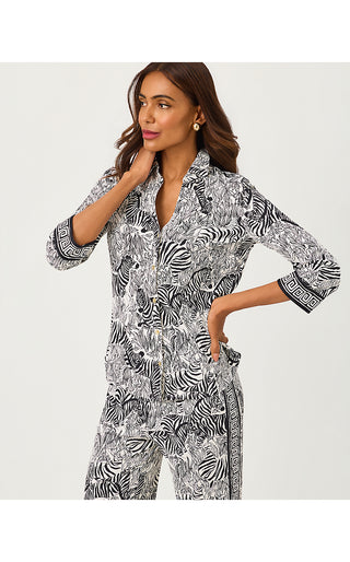 UPF 50+ Levie ChillyLilly Button Down - Coconut Z Engineered