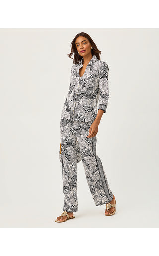 UPF 50+ Levie ChillyLilly Button Down - Coconut Z Engineered