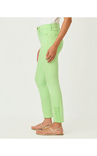 South Ocean High Rise Skinny Jean - Pistachio Macaron