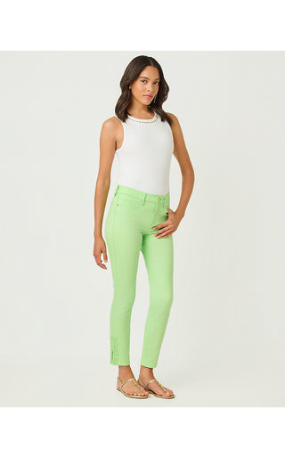 South Ocean High Rise Skinny Jean - Pistachio Macaron