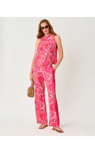 Bal Harbour Stretch Palazzo Pant - Paradise Punch Jims Stuff Engineered