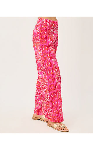 Bal Harbour Stretch Palazzo Pant - Paradise Punch Jims Stuff Engineered