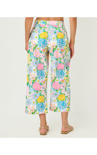Mandalay Crop Pant - Multi Lilly Garden
