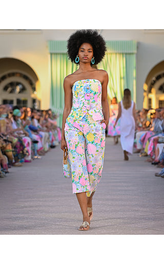 Mandalay Crop Pant - Multi Lilly Garden