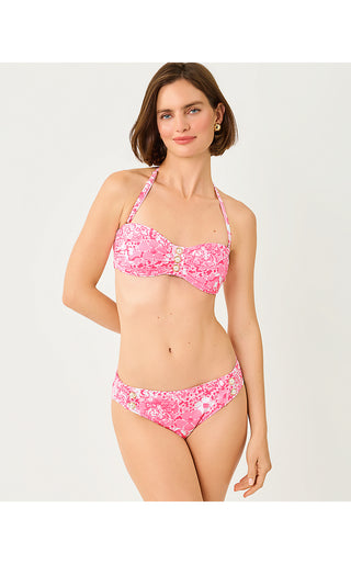Rior Hipster Bikini Bottom - Conch Shell Pink Burst Of Joy