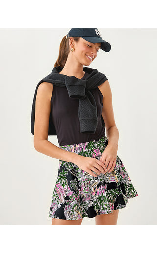 UPF 50+ Luxletic Barcelona High Rise Skort - Onyx Pb Anniversary Toile