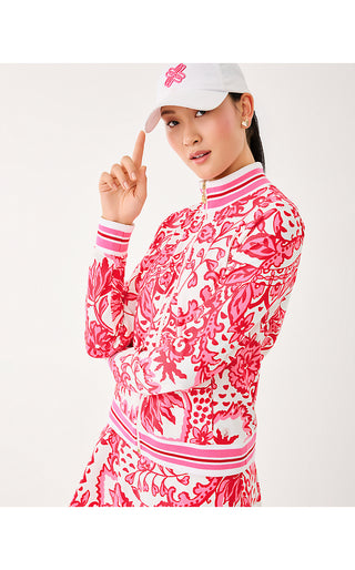 UPF 50+ Luxletic Regate Jacket - Coconut Spicy Socialite