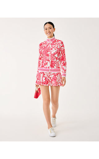 UPF 50+ Luxletic Regate Jacket - Coconut Spicy Socialite