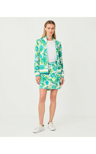 UPF 50+ Luxletic Regate Jacket - Resort White Monarch Rose