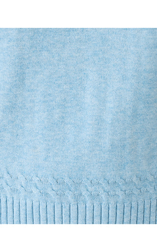 Salima Sweater - Heathered Bonaire Blue