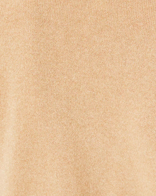 Fairley Cashmere Cardigan - Heathered Sand Bar Metallic