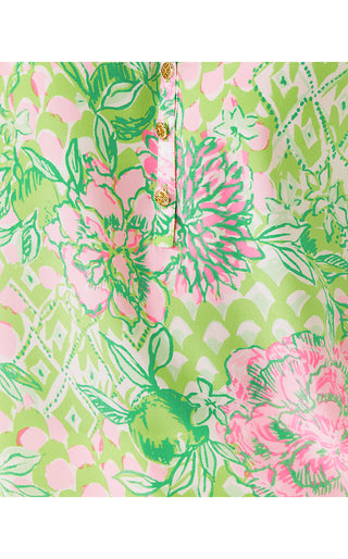 Sleeveless Elsa Top - Fauna Green Lime Feeling Good