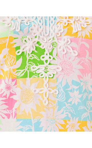 Raina Maxi Dress - Multi Via Sunny Sunflowers