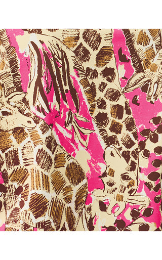 UPF 50+ Callison ChillyLilly Top - Pink Aster Sketching On Safari Engineered