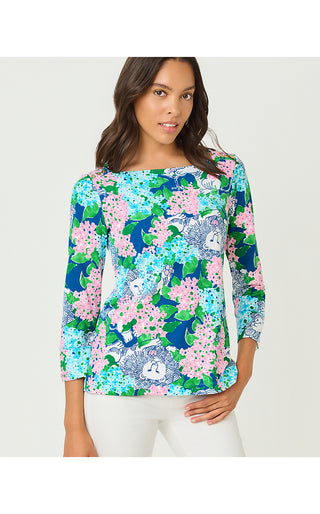 UPF 50+ Callison ChillyLilly Top - Starlight Navy Lydia The Lion