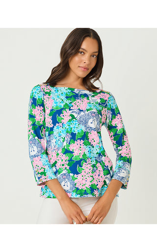 UPF 50+ Callison ChillyLilly Top - Starlight Navy Lydia The Lion