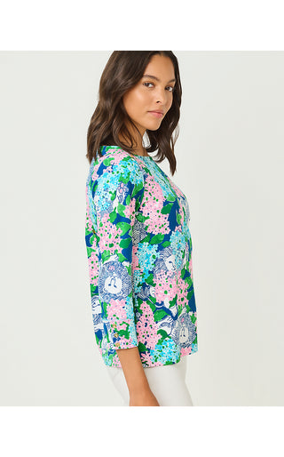 UPF 50+ Callison ChillyLilly Top - Starlight Navy Lydia The Lion