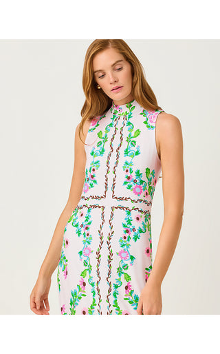Wellington Maxi Dress - Resort White Royal Zoo Engineered