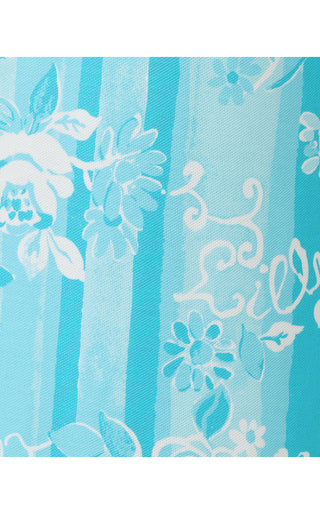 Melodie Maxi Dress - Capri Blue Roseys Petals