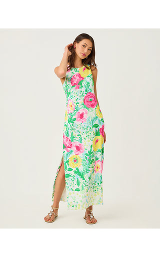 Melodie Maxi Dress - Multi Poppy Party Engineered Knit