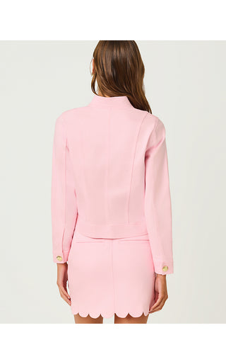 Shepa Denim Jacket - Pink Muse