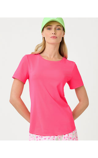 UPF 50+ Luxletic Westley Active Tee - Cherry Blossom Pink