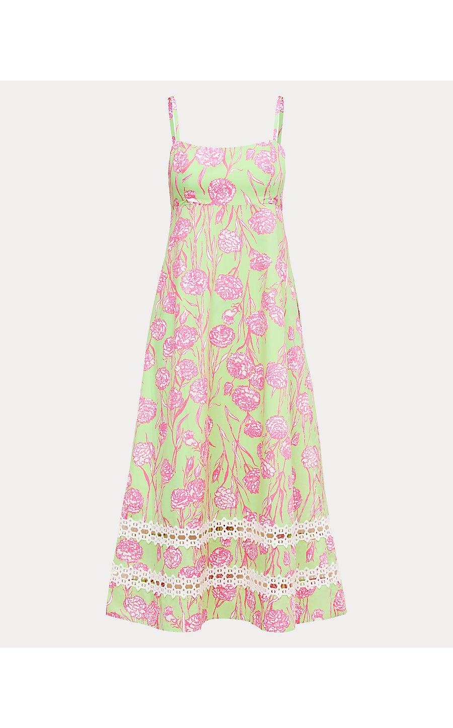 Haliey Midi Dress - Pistachio Macaron Alina – Ocean Palm