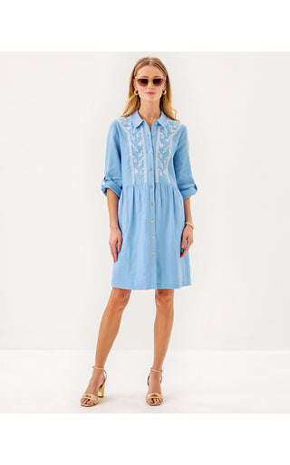 Shaela Dress - Jacaranda Blue