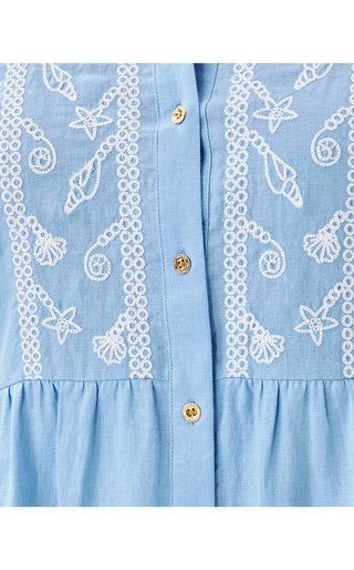 Shaela Dress - Jacaranda Blue