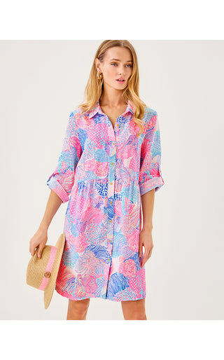 Shaela Dress - Multi Roar Of The Seas