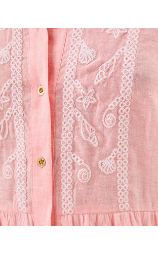 Shaela Dress - Sorbet Pink X Resort White