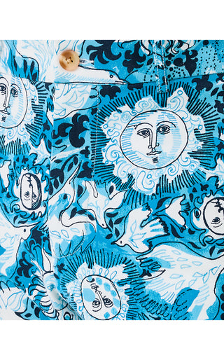 Men's Stuff Mizner Stretch Pant - Bellevue Blue Lilly Gulls