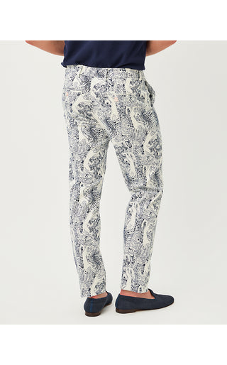Men's Stuff Mizner Stretch Pant - Coconut Lil Palm Prowl