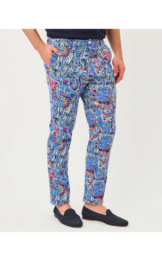Men's Stuff Mizner Stretch Pant - Multi Paisley Parade